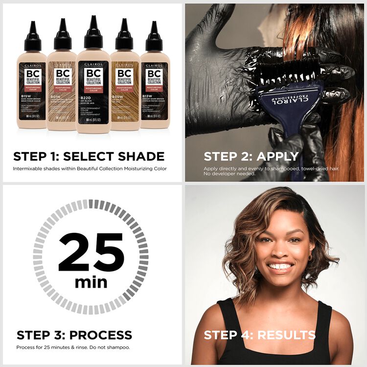 B44W Intense Red Semi Permanent Moisturizing Hair Color