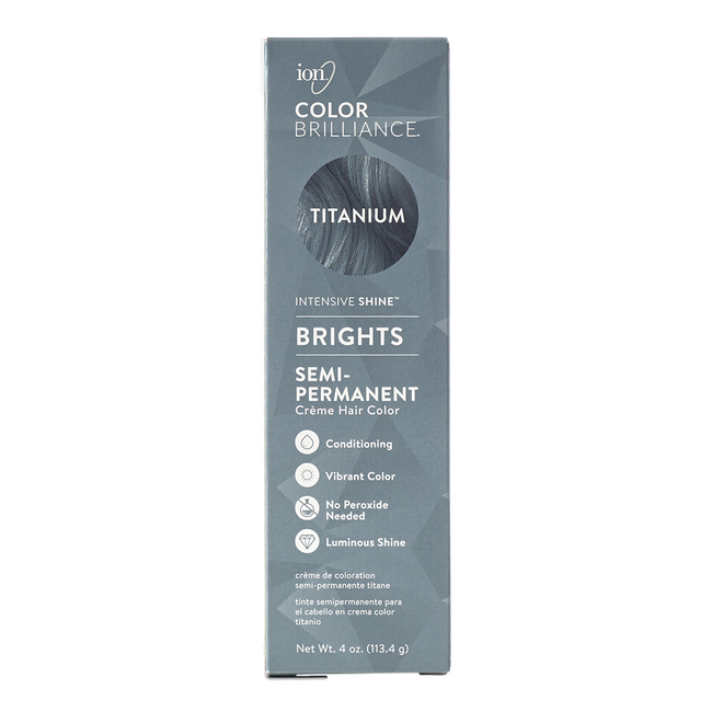 Semi-Permanent Brights Hair Color Titanium